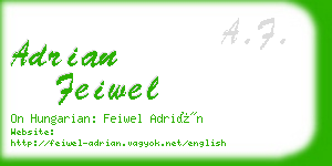 adrian feiwel business card